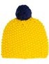 SKI LOVER Merino Wool Beanie - Yellow